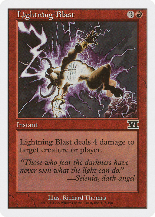 Lightning Blast (6ED-193) [Classic Sixth Edition] MTG Single Wizards of the Coast