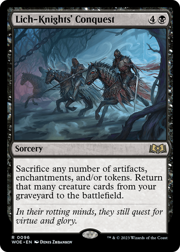 Lich-Knights' Conquest (WOE-096) [Wilds of Eldraine] MTG Single Wizards of the Coast