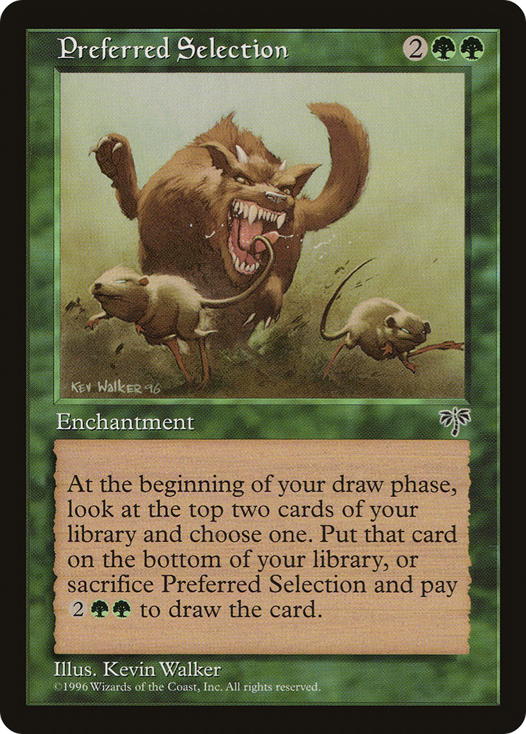 Preferred Selection (MIR-233) [Mirage] MTG Single Wizards of the Coast