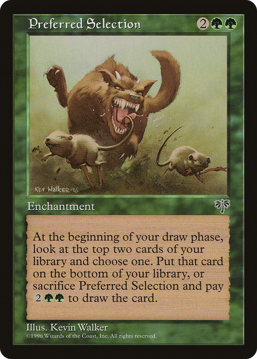 Preferred Selection (MIR-233) [Mirage] MTG Single Wizards of the Coast
