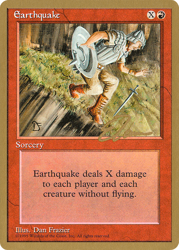 Earthquake (WCD-ET189) [Misc] Pro Tour Collector Set MTG Single Wizards of the Coast