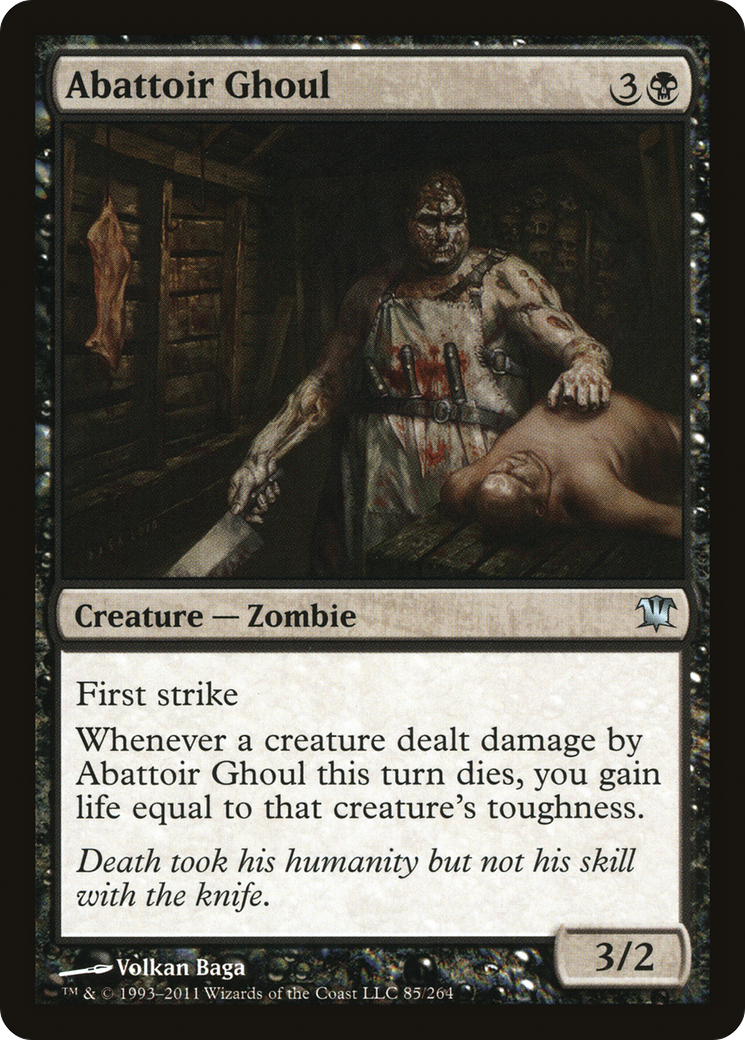 Abattoir Ghoul [Innistrad] MTG Single Magic: The Gathering