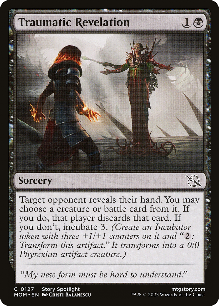Traumatic Revelation (MOM-127) [March of the Machine] Foil MTG Single Wizards of the Coast