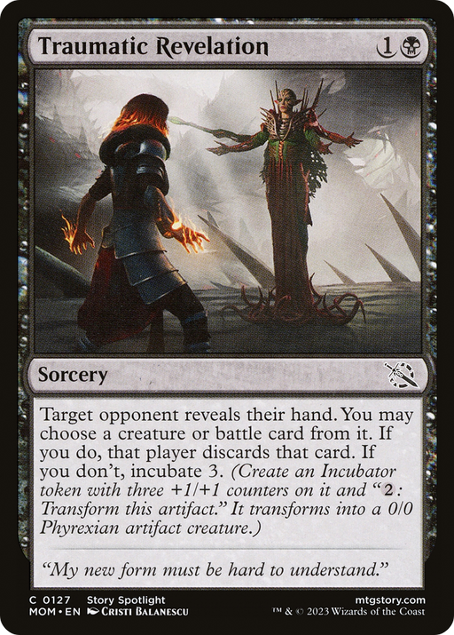 Traumatic Revelation (MOM-127) [March of the Machine] MTG Single Wizards of the Coast