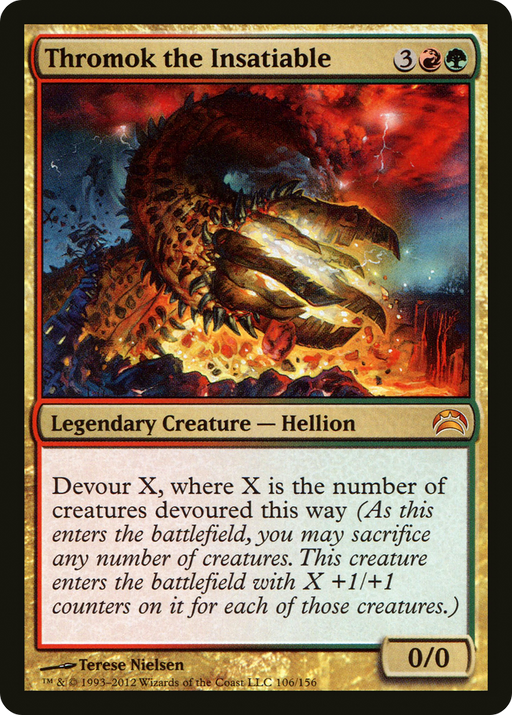 Thromok the Insatiable (PC2-106) [Misc] Planechase 2012 Foil MTG Single Wizards of the Coast