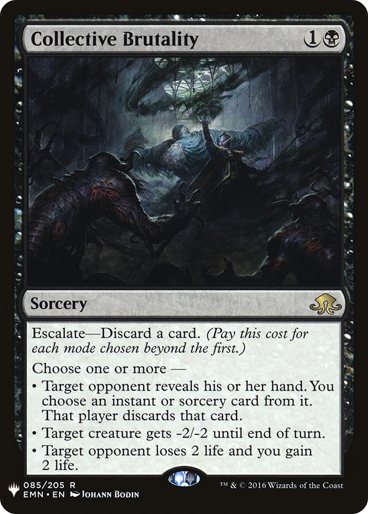 Collective Brutality (LIST-085/205) [Mystery Booster] The List MTG Single Wizards of the Coast