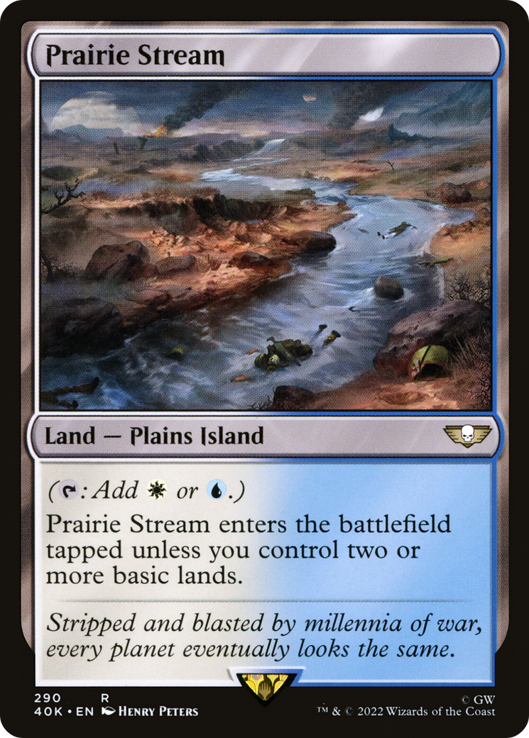 Prairie Stream (40K-290) [Warhammer 40,000 Commander] MTG Single Wizards of the Coast