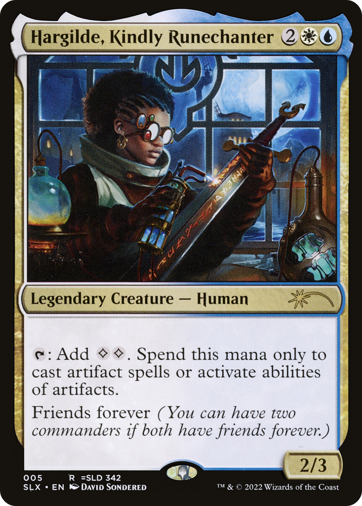 Hargilde, Kindly Runechanter (SLX-005) [Secret Lair] Universes Within MTG Single Wizards of the Coast