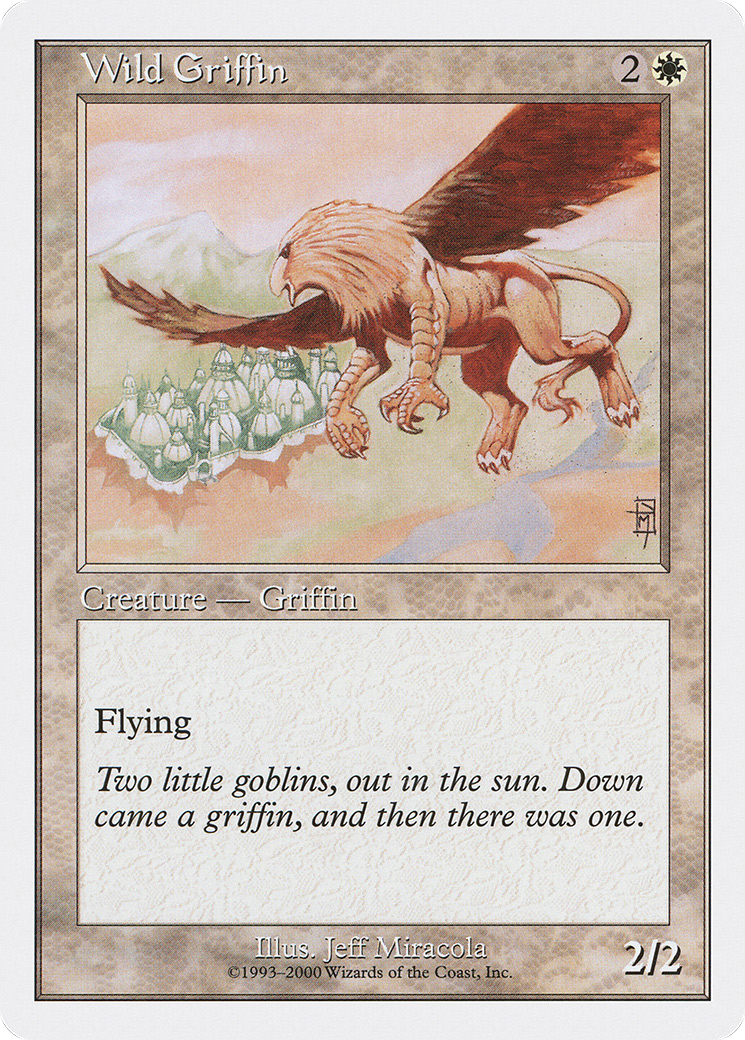 Wild Griffin (S00-011) [Misc] Starter 2000 MTG Single Wizards of the Coast