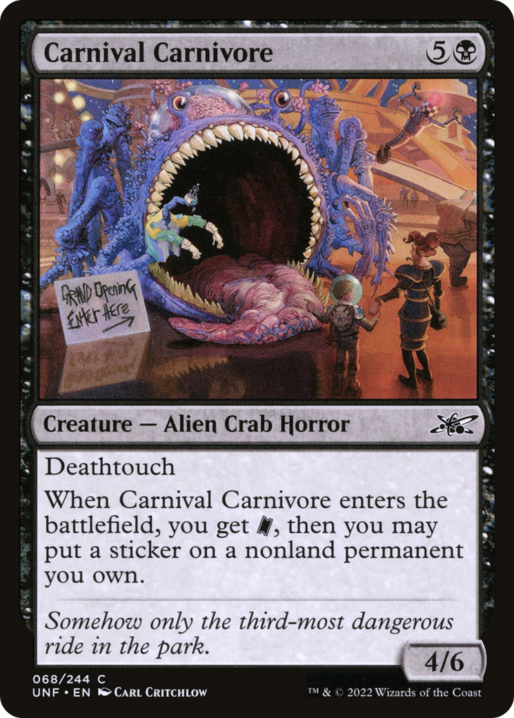 Carnival Carnivore (UNF-068) [Unfinity] MTG Single Wizards of the Coast