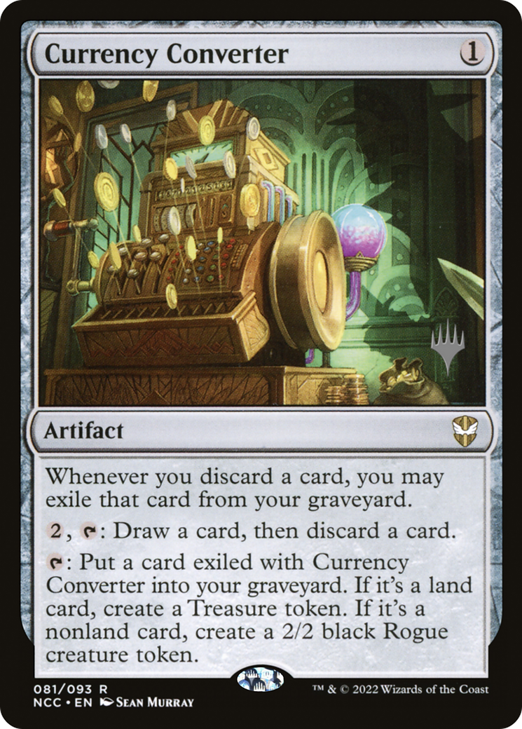 Currency Converter (PPSNC-081) [New Capenna Commander Promos] Foil MTG Single Wizards of the Coast