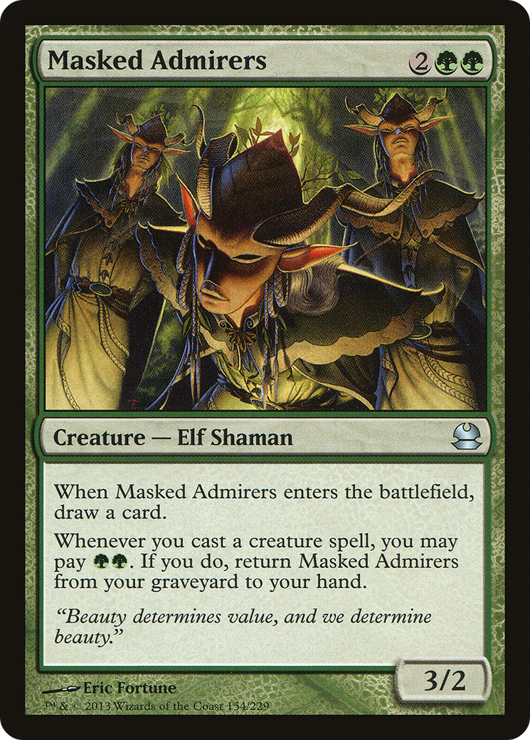 Masked Admirers (MMA-154) [Modern Masters] Foil MTG Single Modern Masters