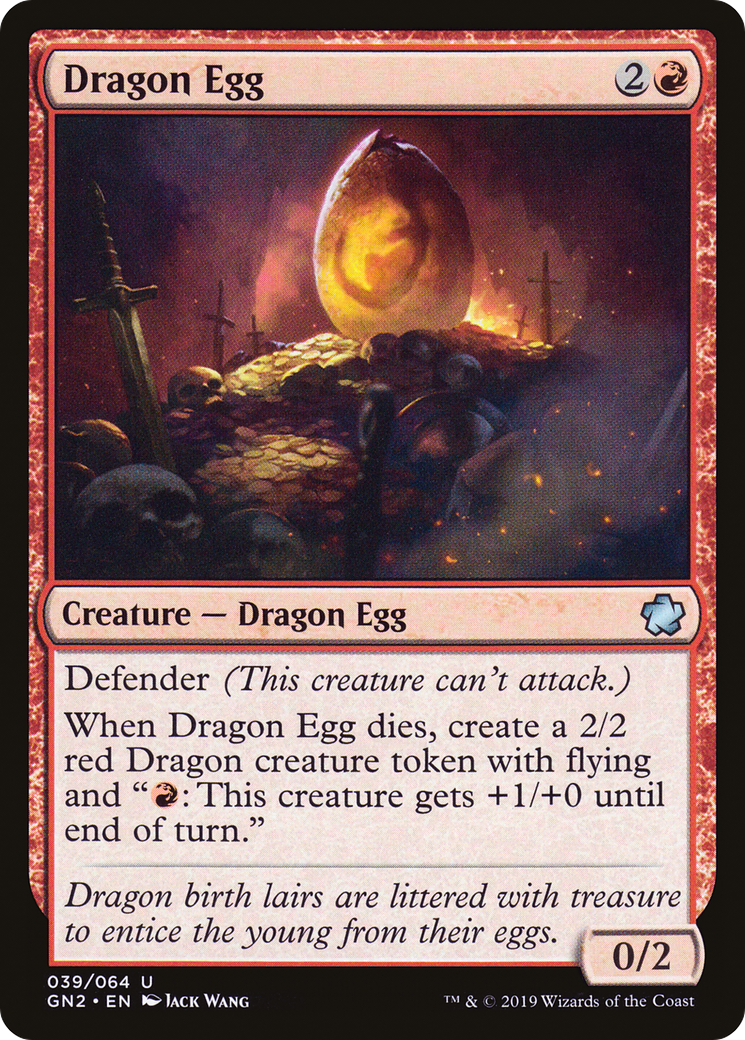Dragon Egg (GN2-039) [Misc] Game Night 2019 MTG Single Wizards of the Coast