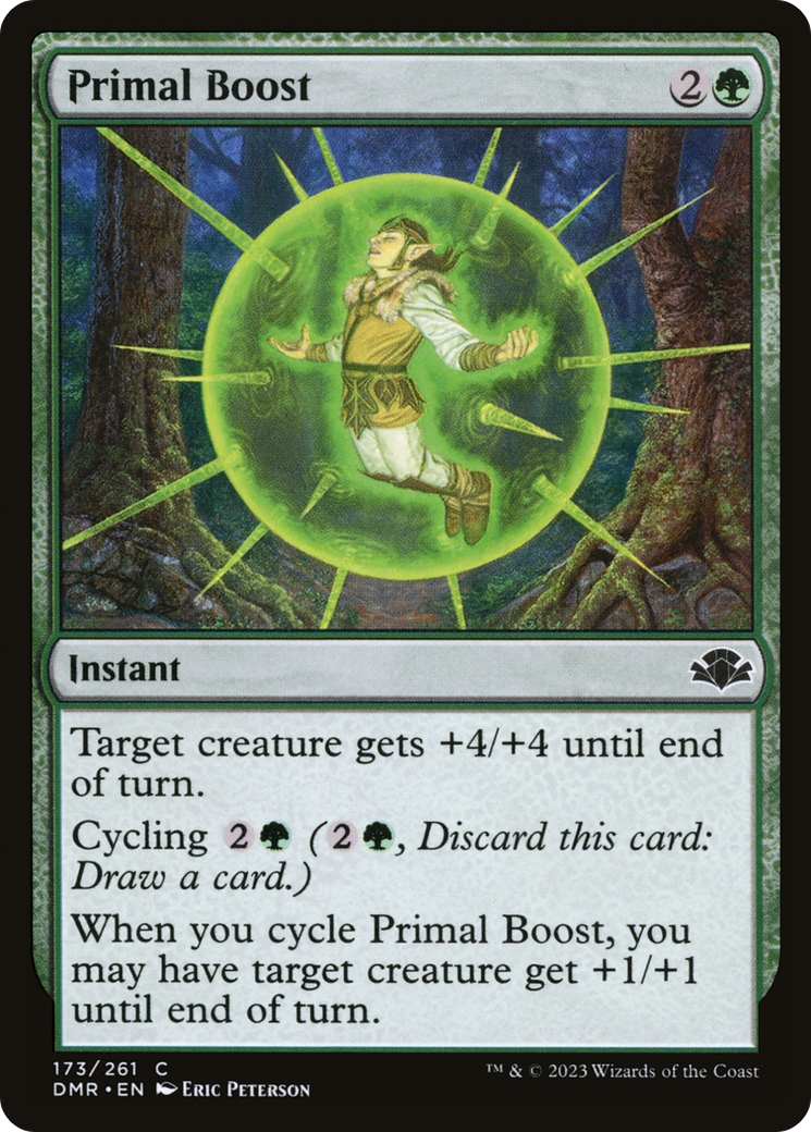 Primal Boost (DMR-173) [Dominaria Remastered] Foil MTG Single Wizards of the Coast