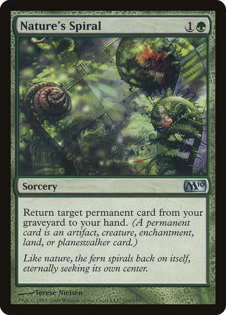 Nature's Spiral (M10-196) [Magic 2010] Foil MTG Single Wizards of the Coast