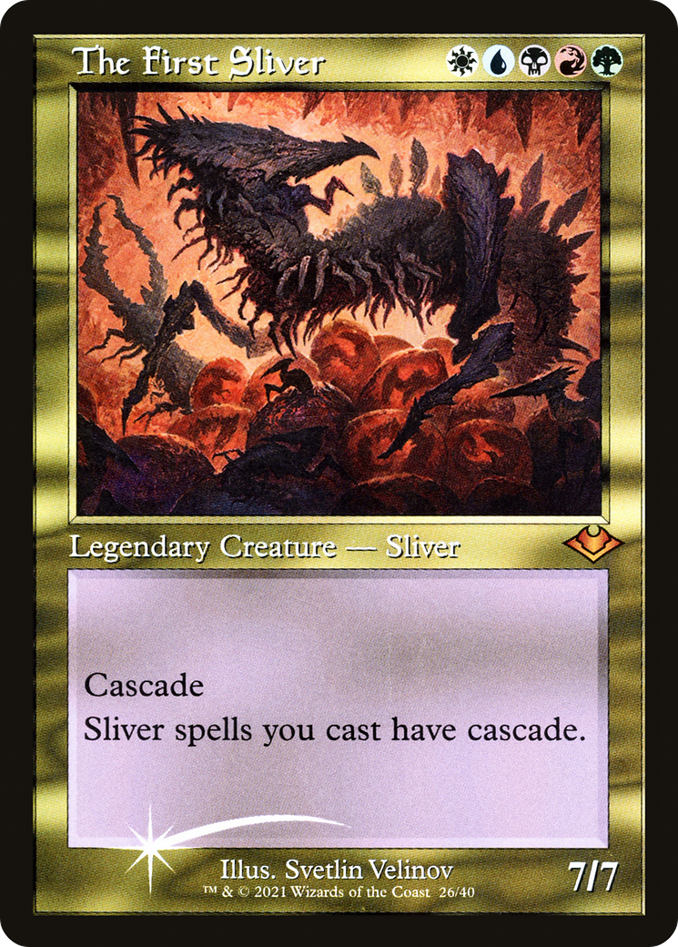 The First Sliver (MH1-026) [Modern Horizons 1 Timeshifts] Foil MTG Single Wizards of the Coast