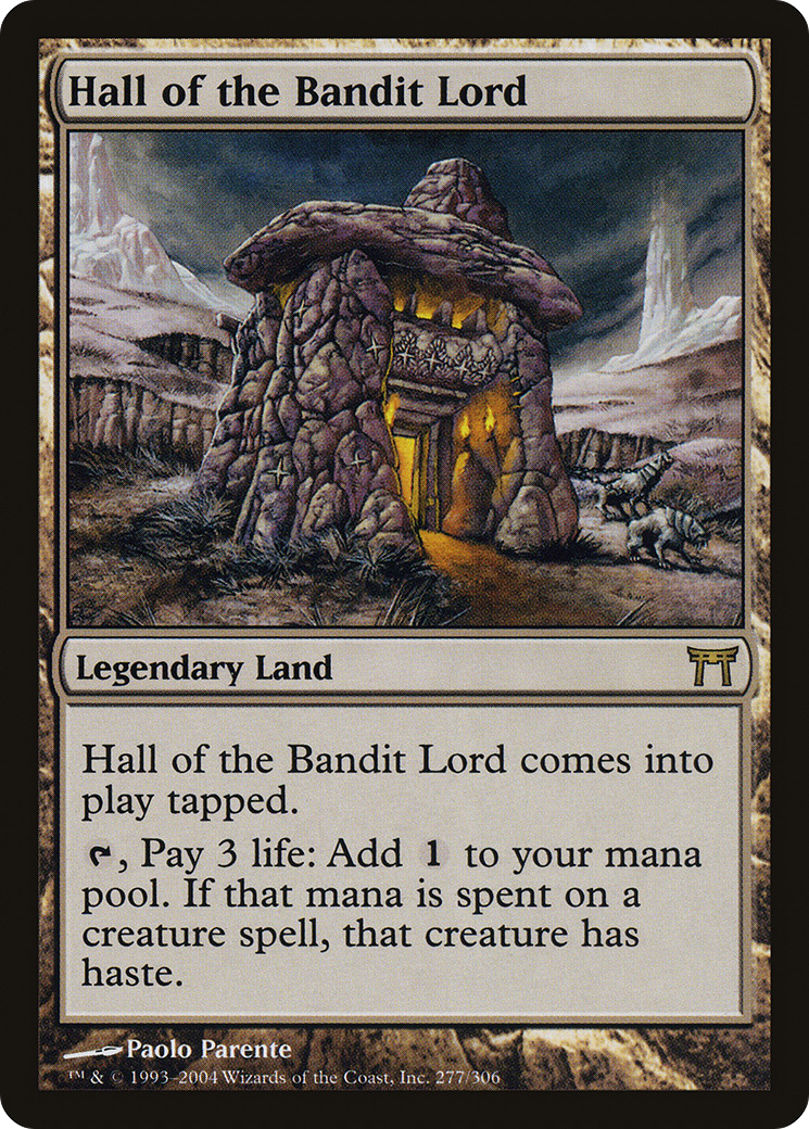 Hall of the Bandit Lord (CHK-277) [Champions of Kamigawa] MTG Single Wizards of the Coast