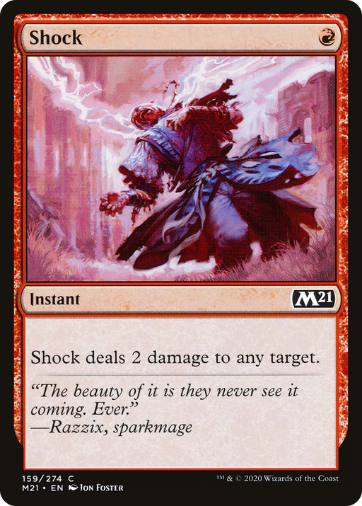 Shock (M21-159) [Core Set 2021] MTG Single Wizards of the Coast