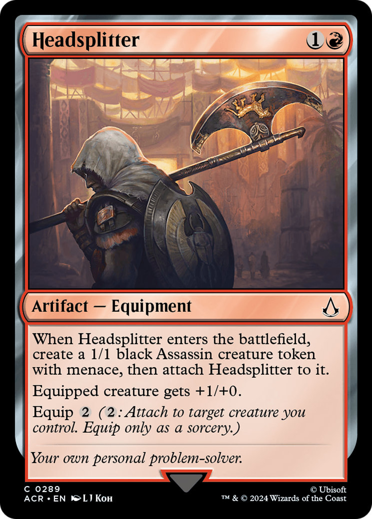 Headsplitter (ACR-289) [Assassin's Creed] Foil MTG Single Wizards of the Coast