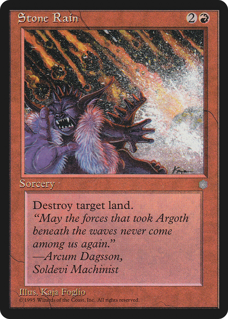 Stone Rain (ICE-217) [Ice Age] MTG Single Wizards of the Coast
