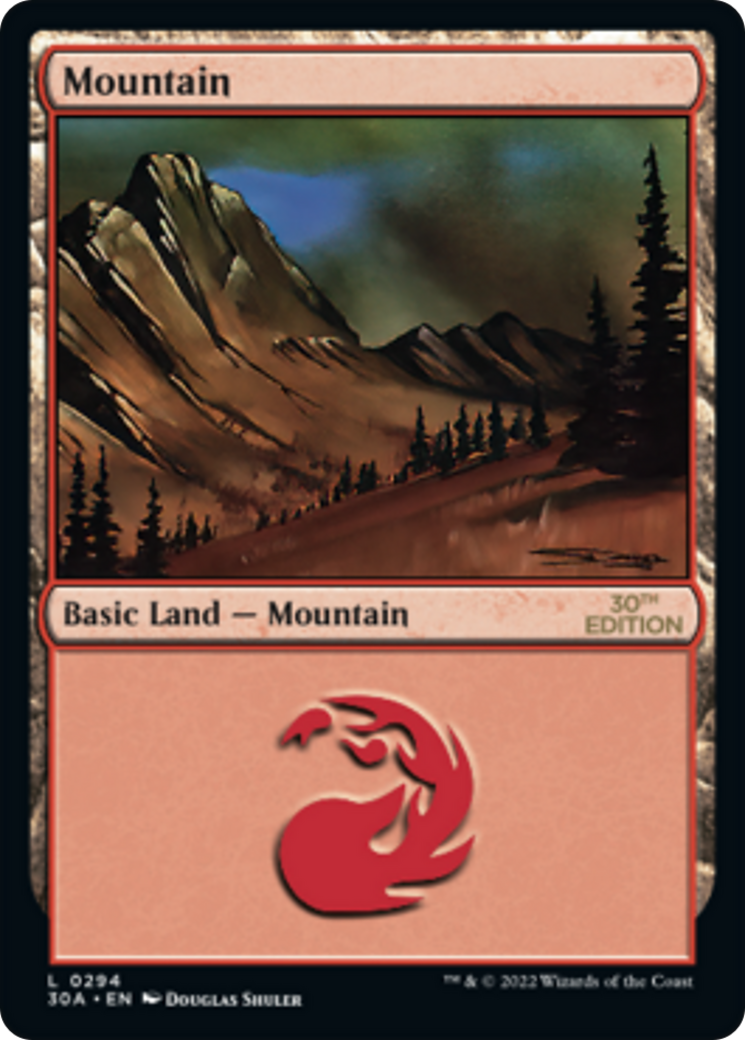 Mountain (30A-294) [30th Anniversary Edition] MTG Single Wizards of the Coast