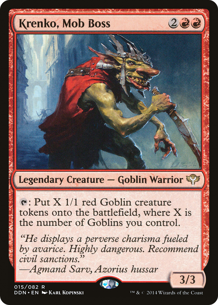 Krenko, Mob Boss (DDN-015) [Misc] Duel Decks: Speed vs. Cunning MTG Single Wizards of the Coast
