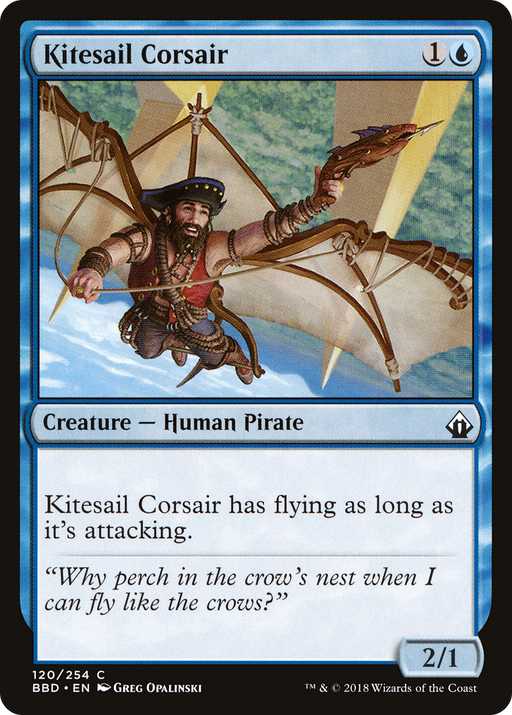 Kitesail Corsair (BBD-120) [Battlebond] MTG Single Wizards of the Coast