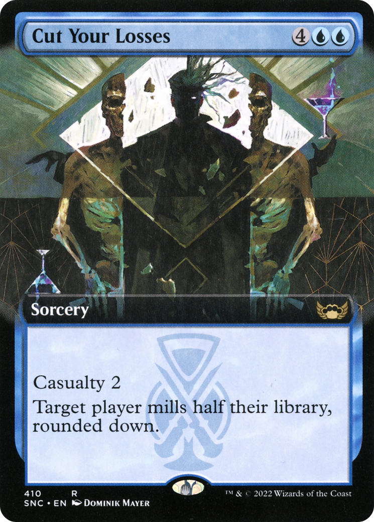 Cut Your Losses (SNC-410) [Streets of New Capenna] (Extended Art) MTG Single Wizards of the Coast
