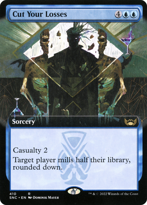 Cut Your Losses (SNC-410) [Streets of New Capenna] (Extended Art) MTG Single Wizards of the Coast