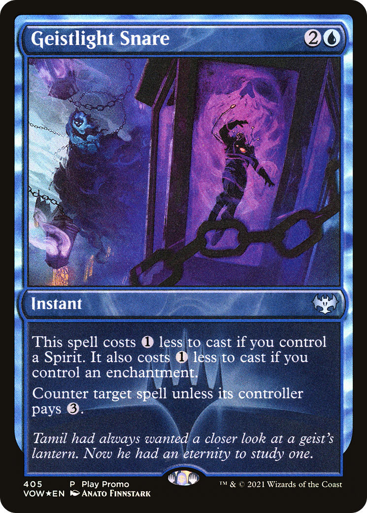 Geistlight Snare (PLAY-405) [Innistrad: Crimson Vow] Foil MTG Single Wizards of the Coast