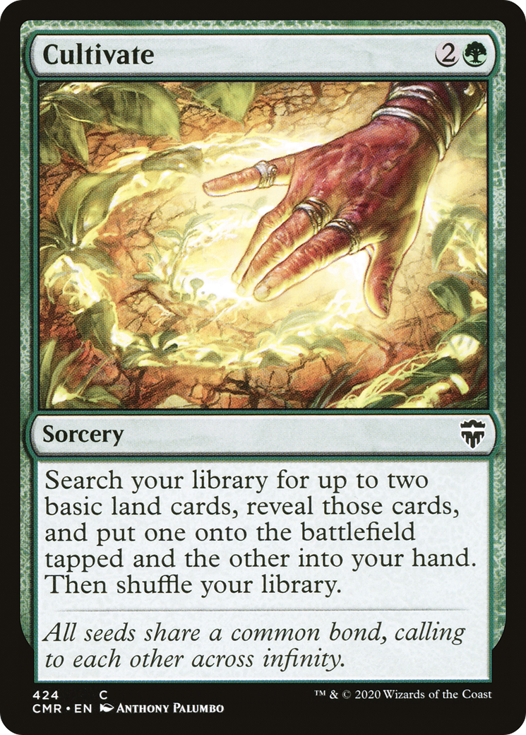 Cultivate (CMR-424) [Commander Legends] MTG Single Wizards of the Coast
