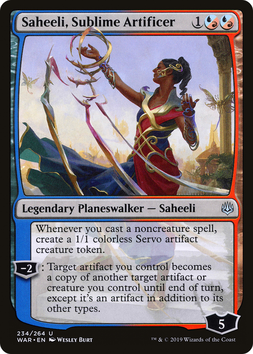 Saheeli, Sublime Artificer (WAR-234) [War of the Spark] MTG Single Wizards of the Coast