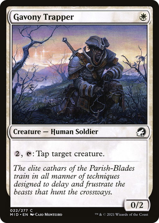 Gavony Trapper (MID-022) [Innistrad: Midnight Hunt] MTG Single Wizards of the Coast