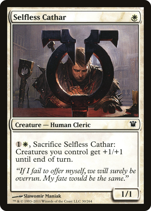 Selfless Cathar (ISD-030) [Innistrad] MTG Single Wizards of the Coast