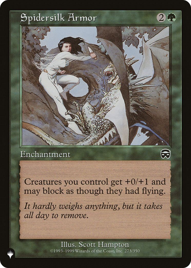 Spidersilk Armor (LIST-273/350) [Mystery Booster] The List MTG Single Wizards of the Coast
