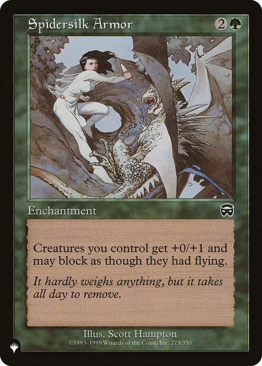 Spidersilk Armor (LIST-273/350) [Mystery Booster] The List MTG Single Wizards of the Coast