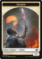 Angel (002) // Soldier (004) Double-Sided Token [Tokens] Modern Horizons Tokens MTG Single Magic: The Gathering