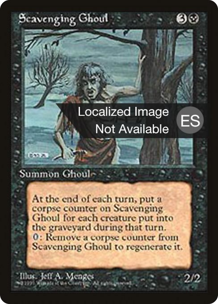 Scavenging Ghoul (4BB-159) [Fourth Edition Foreign Black Border] MTG Single Wizards of the Coast