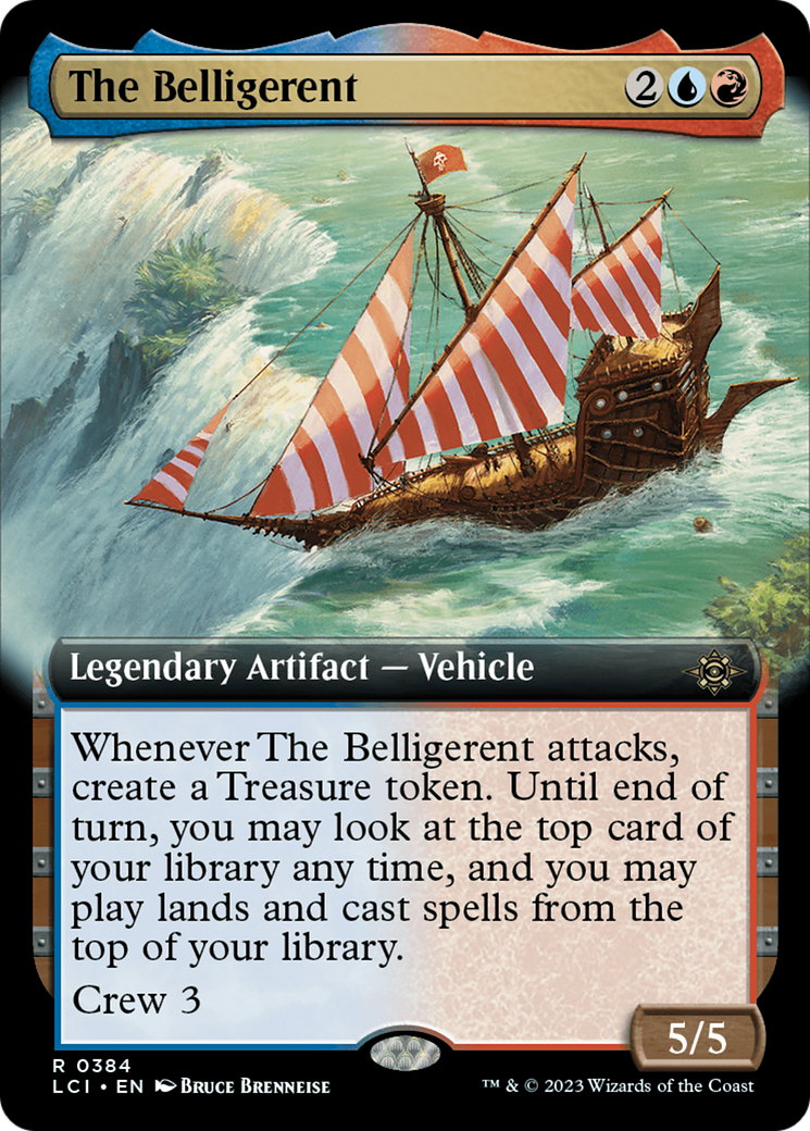 The Belligerent (LCI-384) [The Lost Caverns of Ixalan] (Extended Art) MTG Single Wizards of the Coast