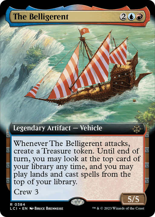 The Belligerent (LCI-384) [The Lost Caverns of Ixalan] (Extended Art) MTG Single Wizards of the Coast