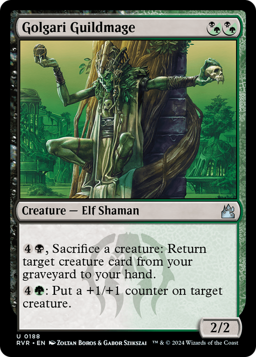 Golgari Guildmage (RVR-188) [Ravnica Remastered] MTG Single Wizards of the Coast