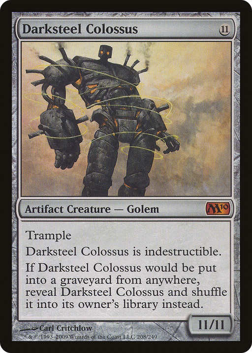 Darksteel Colossus (M10-208) [Magic 2010] Foil MTG Single Wizards of the Coast
