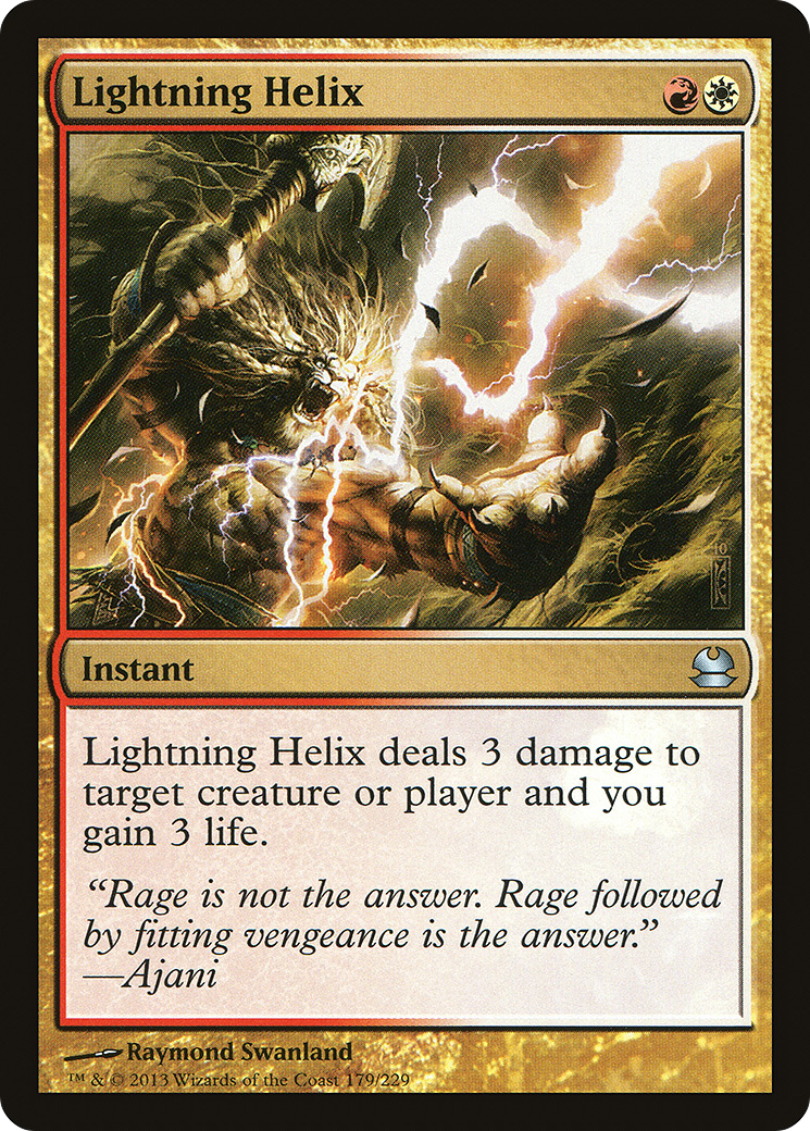 Lightning Helix (MMA-179) [Modern Masters] MTG Single Modern Masters