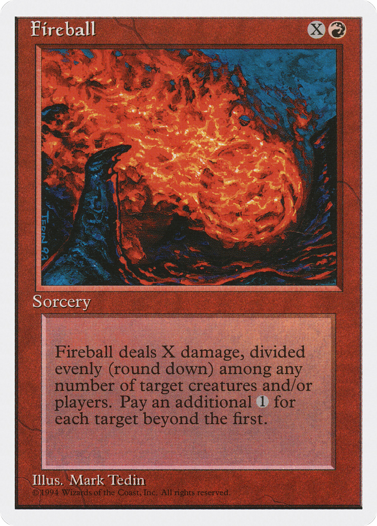 Fireball (MEDIA-) [Misc] Media and Collaboration Promos MTG Single Wizards of the Coast