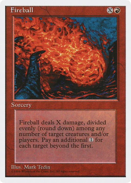 Fireball (MEDIA-) [Misc] Media and Collaboration Promos MTG Single Wizards of the Coast