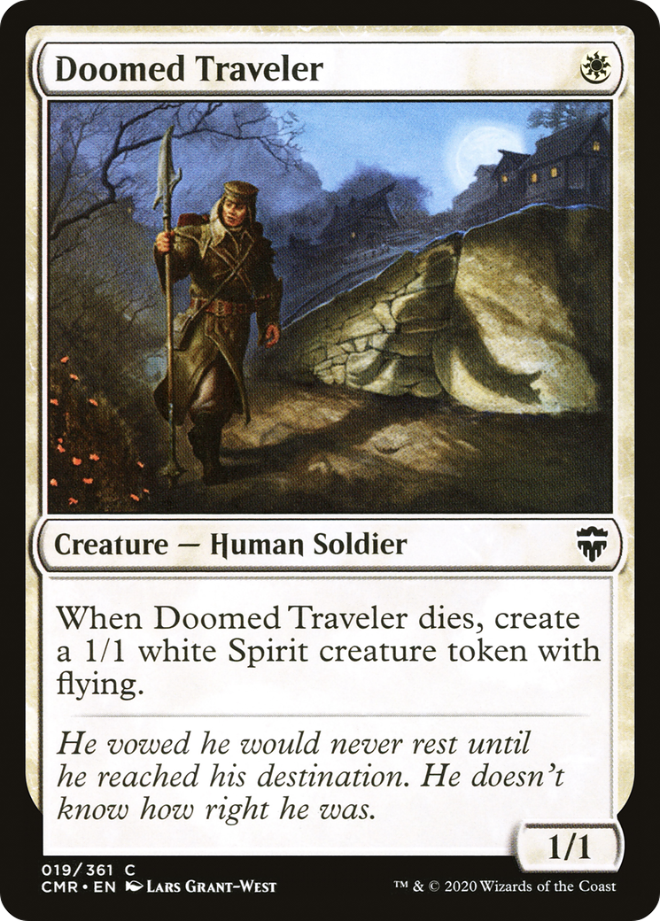 Doomed Traveler (CMR-019) [Commander Legends] Foil MTG Single Wizards of the Coast