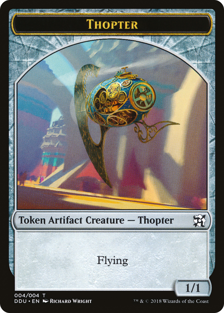 Thopter Token (004) (DDU-004) [Misc] Duel Decks: Elves vs. Inventors Tokens MTG Single Wizards of the Coast