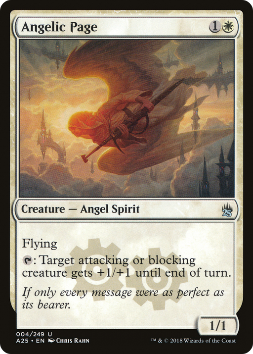 Angelic Page (A25-004) [Masters 25] Foil MTG Single Wizards of the Coast