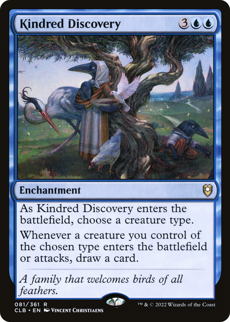 Kindred Discovery (CLB-081) [Commander Legends: Battle for Baldur's Gate] MTG Single Wizards of the Coast