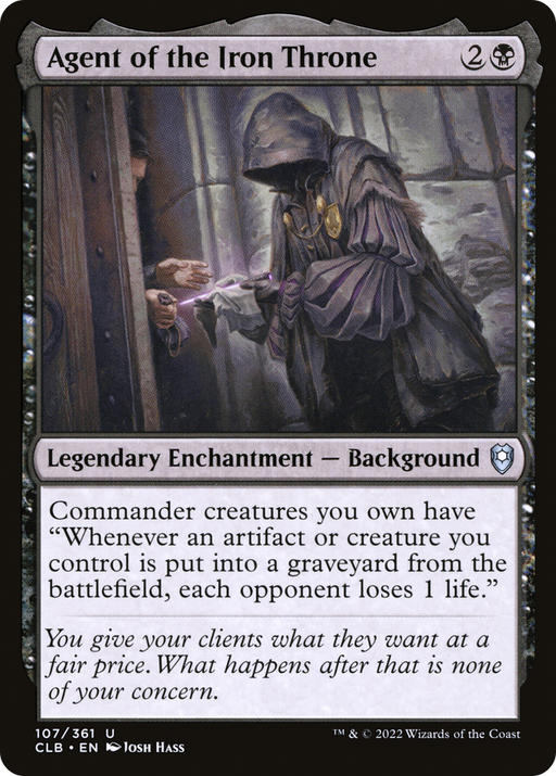 Agent of the Iron Throne (CLB-107) [Commander Legends: Battle for Baldur's Gate] MTG Single Wizards of the Coast